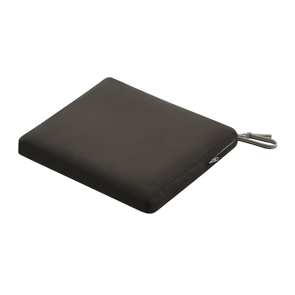 Classic Accessories Ravenna Water-Resistant Patio Chair Seat Cushion, 18 x 18 x 2 Inch, Espresso 62-182-016603-EC - main